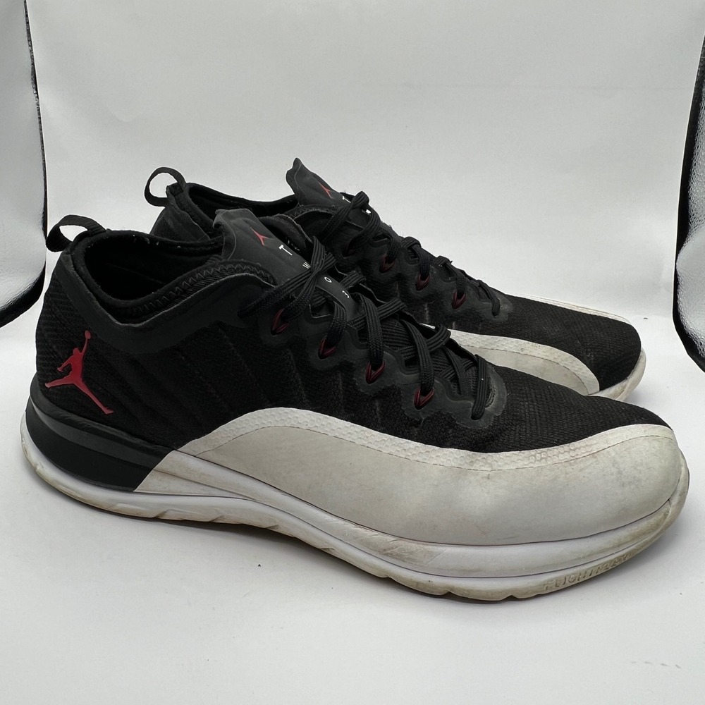 Nike Air Jordan Trainer Prime Black White Red Mens Training Shoes Size 12 Gym - Picture 2 of 8